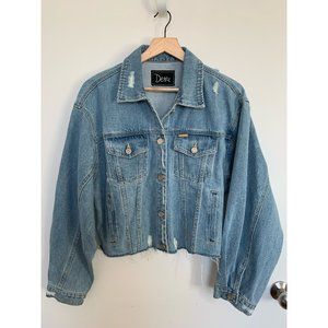 Detre Distressed Denim Jacket